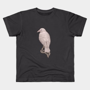 white bird Kids T-Shirt